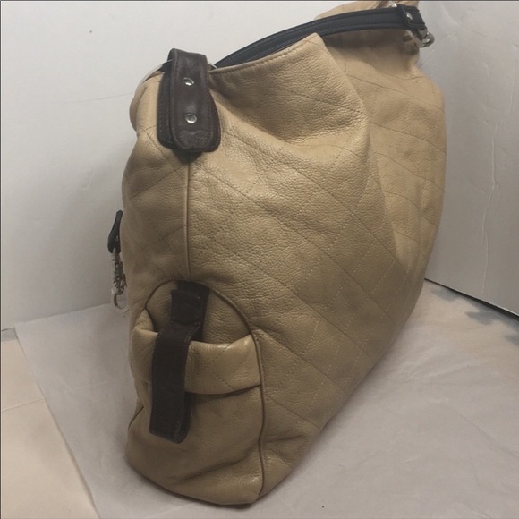 My Flat in London Leather Quilted Hobo Bag - Picture 4 of 10